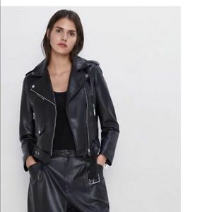 Zara Faux Leather jacket
